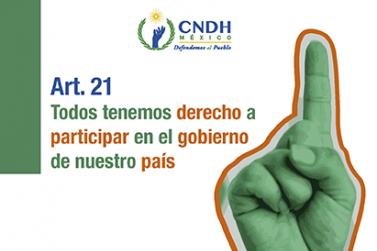 Todos tenemos derecho a participar en el gobierno de nuestro país