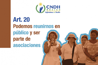 Podemos reunirnos en público y ser parte de asociaciones