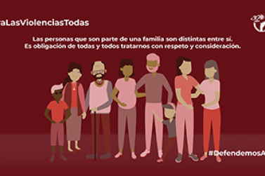 Las personas que son parte de una familia son distintas entre sí.