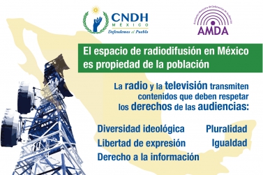 El espacio de radiodifusión en México es propiedad de la población