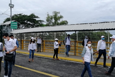 CNDH vigila el respeto a los derechos humanos de caravana migrante 