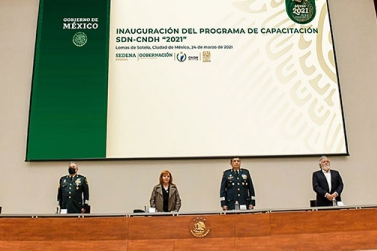 CNDH y SEDENA inician programa educativo en materia de derechos humanos 