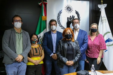 CNDH y Reporteros sin Fronteras sostienen reunión de trabajo