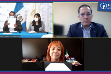 La CNDH y PDH de Guatemala firman carta de Entendimiento como un esfuerzo de cooperación internacional