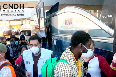 CNDH celebra el acuerdo realizado entre la Caravana Migrante y la SEGOB a fin de apoyar a los integrantes del contingente
