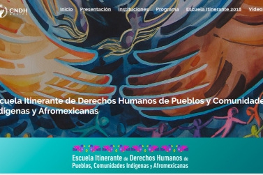 Escuela Itinerante de Derechos Humanos de Pueblos y Comunidades Indígenas