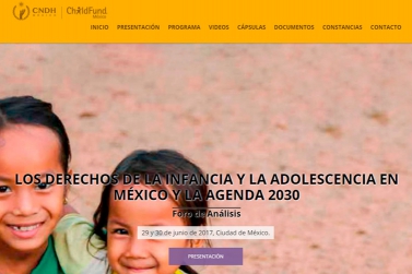 Los Derechos de la Infancia y la Adolescencia en México y la Agenda 2030