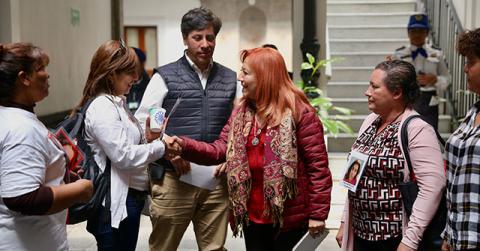 Galería. Familiares de desaparecidos. RPI.