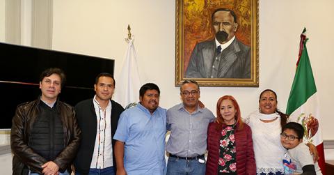 Galería. Reunión con egresados normal Ayotzinapa