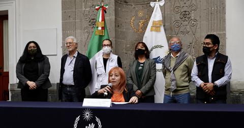 Conferencia de Prensa. Denuncia Rosario Piedra Ibarra amenazas en su contra. 2 de julio 2020