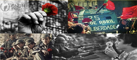 Revolución de los Claveles. Movimiento popular-militar pacifico que derrocó el régimen dictatorial en Portugal y su dominación colonial en África