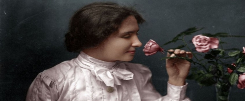 Helen Keller  Escritora y activista social, sordociega estadounidense. Fallecimiento 1 de junio