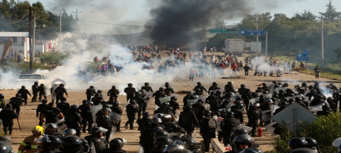Represión en Nochixtlán, Oaxaca.  19 de junio
