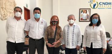 Entrega de la Certificación a los Centros de Justicia para las Mujeres de Campeche y de la Ciudad del Carmen.