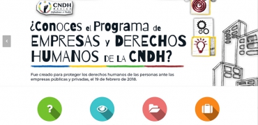 Micrositio Empresas y Derechos Humanos
