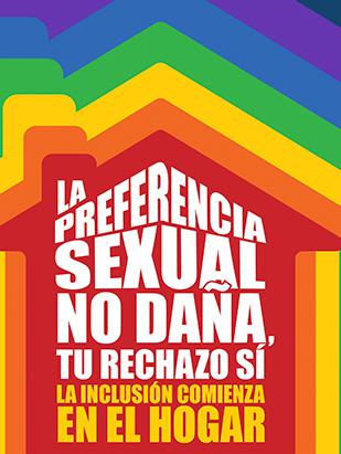 La preferencia sexual no daña, tu rechazo si