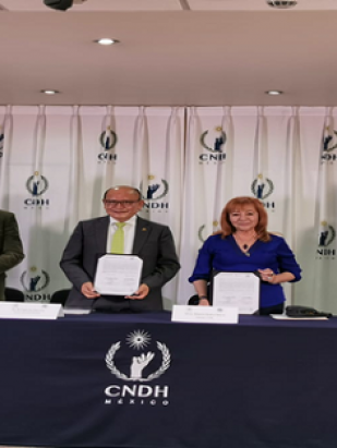 CNDH y CONALEP firman convenio para promover y difundir los derechos humanos