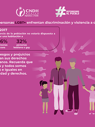 Las personas LGBT+ enfrentan discriminación y violencia a diario.