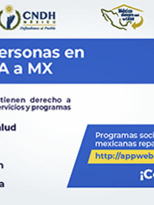 Inclusión de personas en retorno de EUA a MX
