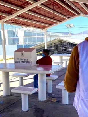 CNDH estuvo presente durante la jornada electoral anticipada en diversos centros penitenciarios de Hidalgo