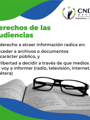 Mi derecho a atraer información radica en