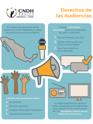 Existen 3 principios esenciales para los contenidos de radio y televisión