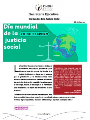 Día Mundial de la Justicia Social