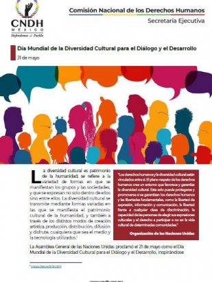 Día Mundial de la Diversidad Cultural para el Diálogo y el Desarrollo