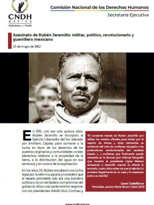 Asesinato de Rubén Jaramillo: militar, político, revolucionario y guerrillero mexicano