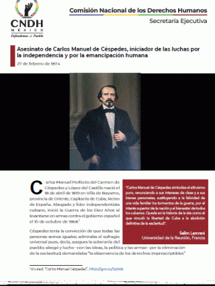 Asesinato de Carlos Manuel de Céspedes, iniciador de las luchas por la independencia y por la emancipación humana