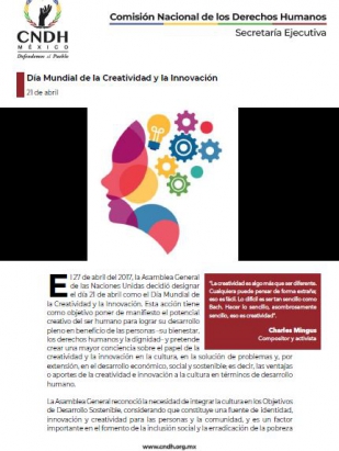Día Mundial de la Creatividad y la Innovación