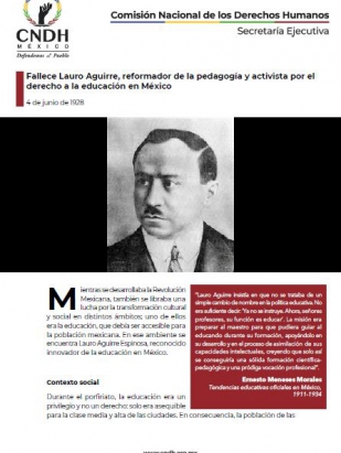 Fallece Lauro Aguirre, reformador de la pedagogía y activista por el derecho a la educación en México