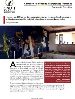 Masacre en El Charco, Guerrero: violación de los derechos humanos a la libertad, protección judicial, integridad e igualdad ante la ley