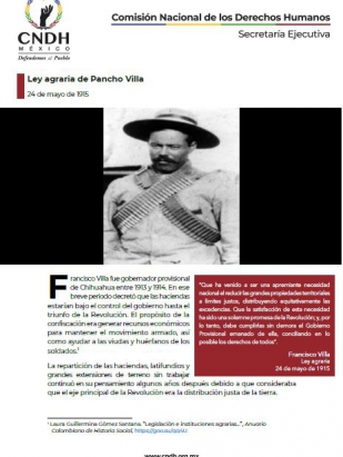 Ley agraria de Pancho Villa