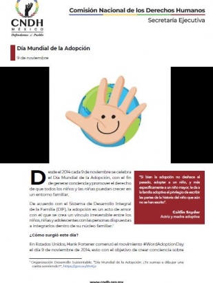 Día Mundial de la Adopción