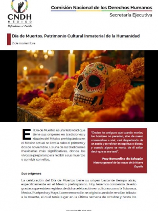 Día de Muertos. Patrimonio Cultural Inmaterial de la Humanidad