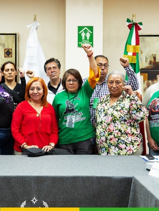 Encuentro de víctimas y colectivos de víctimas de feminicidio, violencia familiar y desaparición con la Presidenta y el equipo de la CNDH