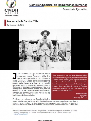 Ley agraria de Pancho Villa