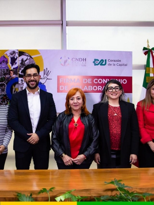 CNDH y SMPCDMX firman convenio para difundir Cultura de Paz y de Derechos Humanos