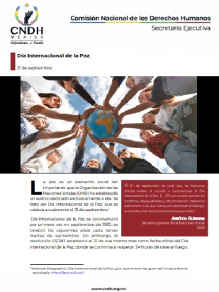 Día Internacional de la Paz