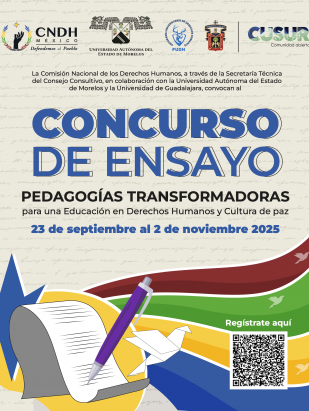 Concurso de ensayo pedagogías transformadoras para una educación en Derechos Humanos y Cultura de Paz