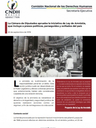 La Cámara de Diputados aprueba la iniciativa de Ley de Amnistía, que incluye a presos políticos, perseguidos y exiliados del país