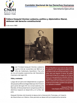 Fallece Ezequiel Montes Ledesma, político y diplomático liberal, defensor del derecho constitucional