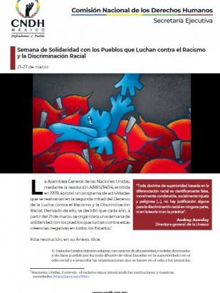 Semana de Solidaridad con los Pueblos que Luchan contra el Racismo y la Discriminación Racial