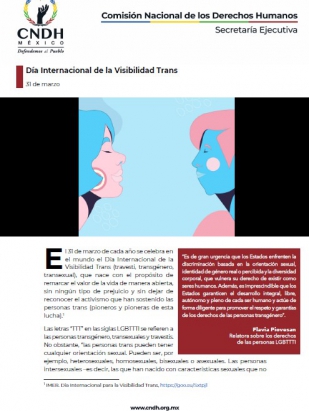 Día Internacional de la Visibilidad Trans