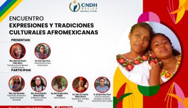 Encuentro “Expresiones y tradiciones culturales Afromexicanas".