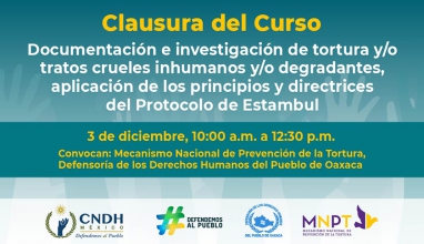 Documentación e investigación de tortura y tratos crueles inhumanos o degradantes