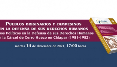 Presentación del libro Pueblos Originarios y Campesinos en la Defensa de sus Derechos Humanos. Presos Políticos en Defensa de sus Derechos Humanos en la Cárcel de Cerro Hueco en Chiapas 