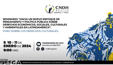 Seminario: Hacia un nuevo enfoque de pensamiento y política pública sobre DESCA en Latinoamérica.