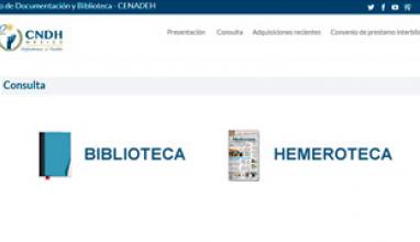 Centro de Documentación y Biblioteca - CENADEH